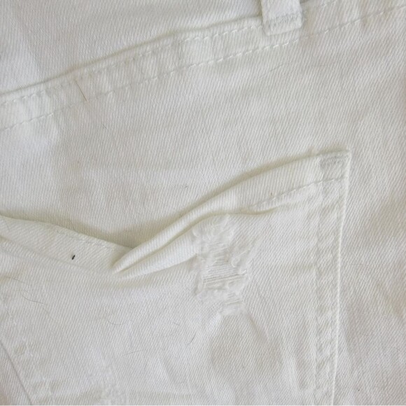 Women's Size 4 Refuge Short Shorts Stretch Denim Mid Rise Opticwhite NEW - Picture 11 of 11